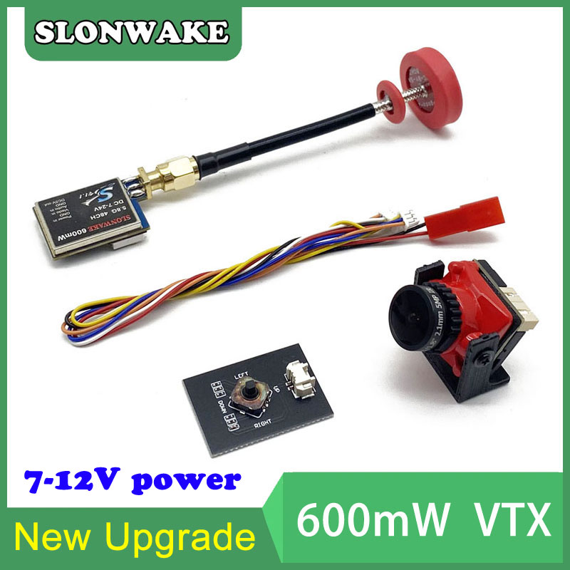 Drone Rc Controller And Receiver - 5.8G 48CH 600mW réglable VTX-CAM FPV