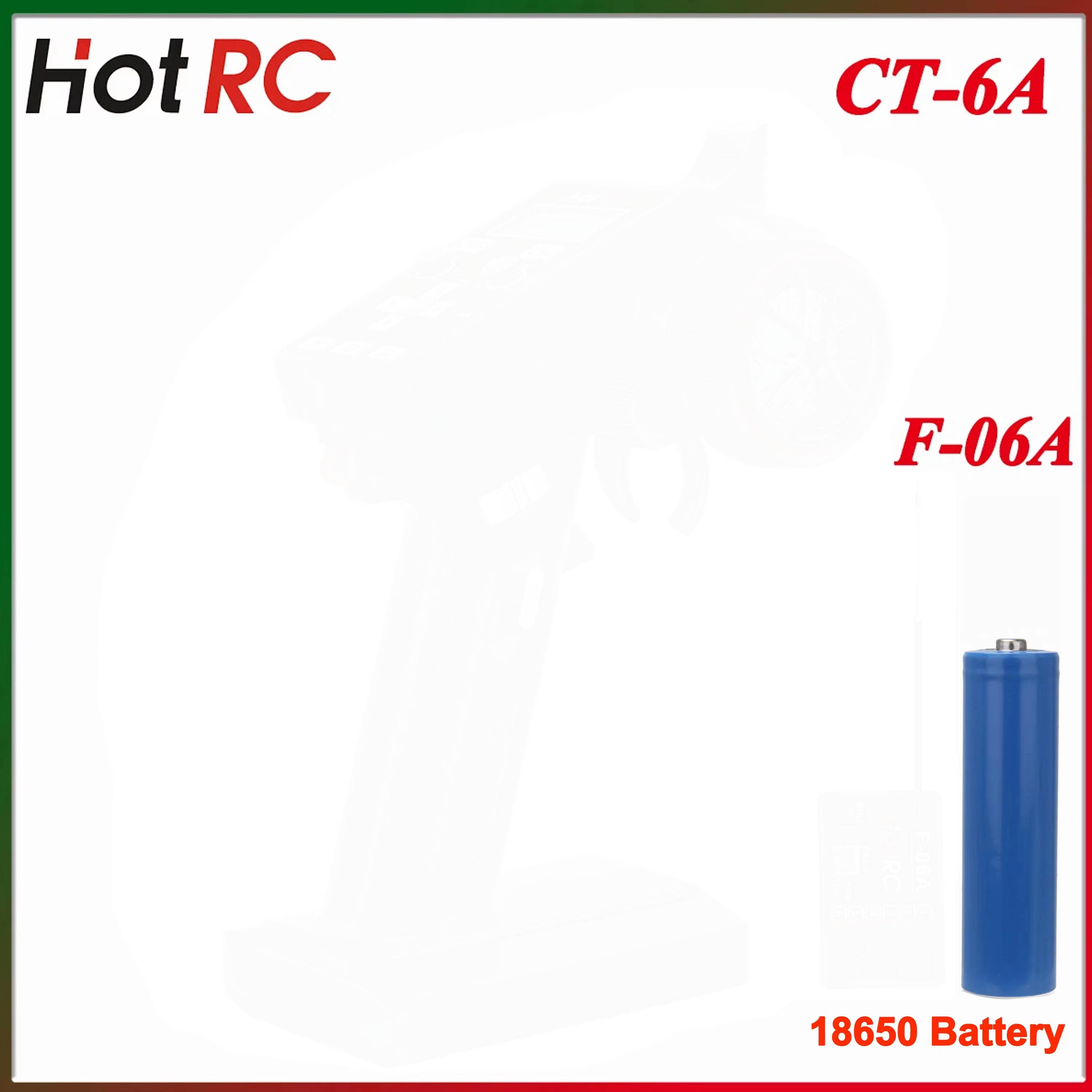 Drone Rc Boat - Émetteur radio HotRC CT-6A 2.4G 6CH