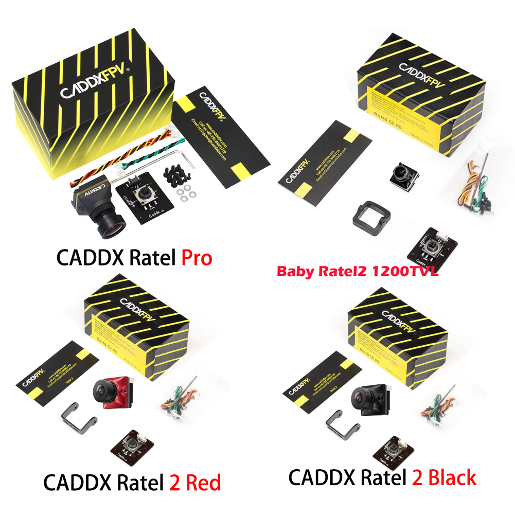 Drone Rc Pro 2 - CADDXFPV Ratel Pro analogique/Bébé Ratel 2