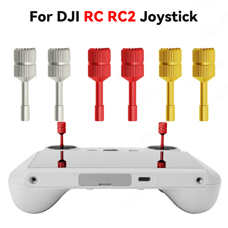 Drone Rc Pro 2 - Joystick arc-en-ciel en aluminium pour DJI