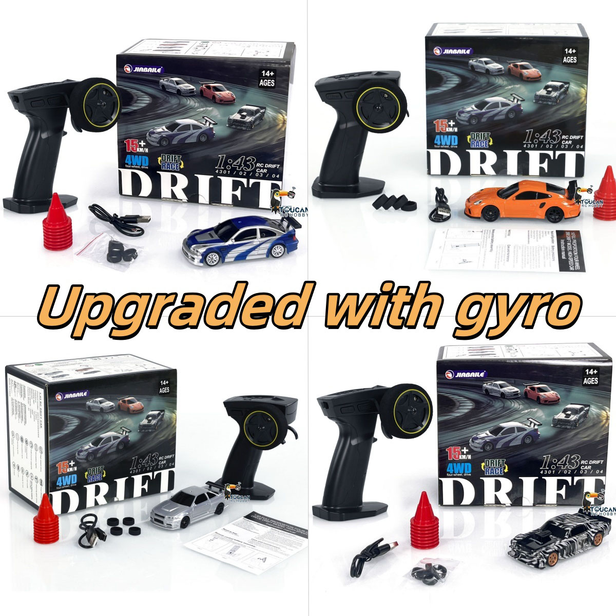 Rc Drift Car Kit - Voiture de dérive RC avec gyroscope,