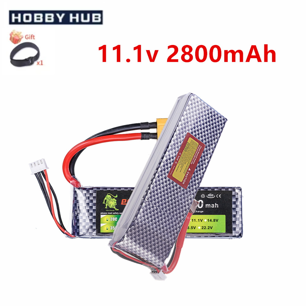Drone Rc Truck - Batterie Lipo 3S 11.1V 2800mAh 45C