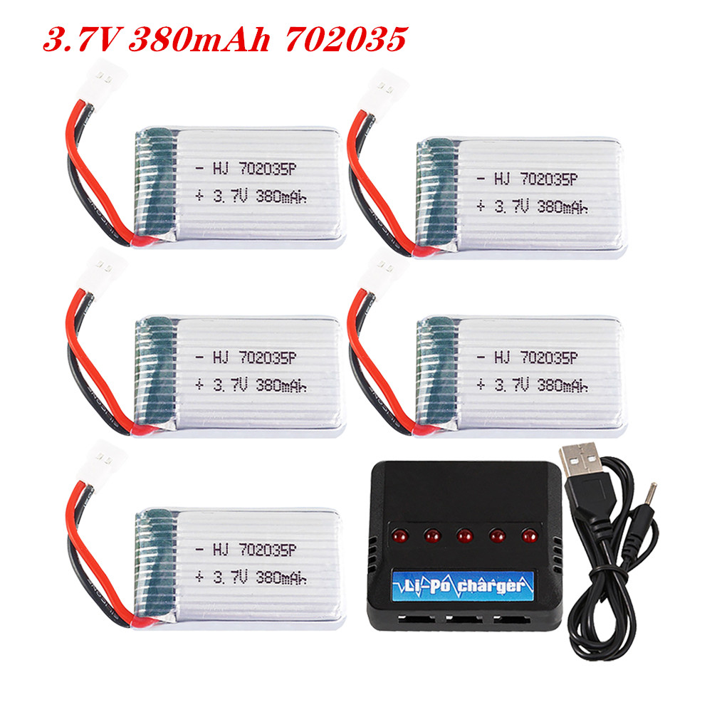 Drone And Car - Batterie Lipo Rechargeable avec chargeur, 3.7V,