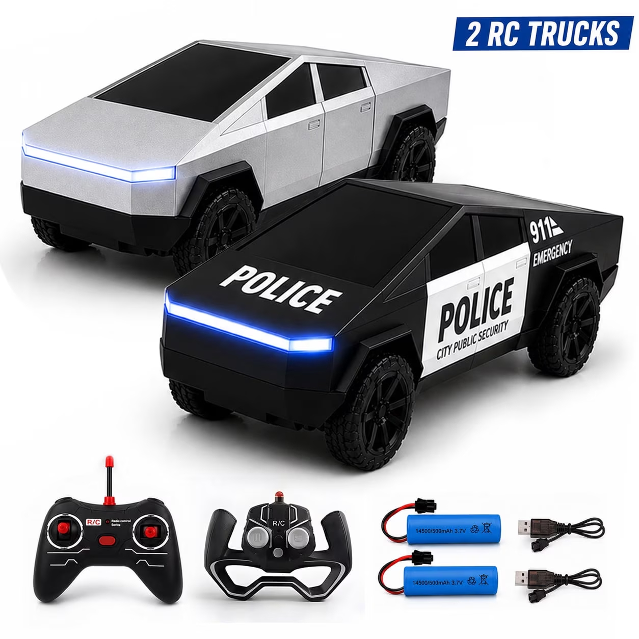 Rc Drift Car Kit - Lot de 2 Jouets Cyber Truck