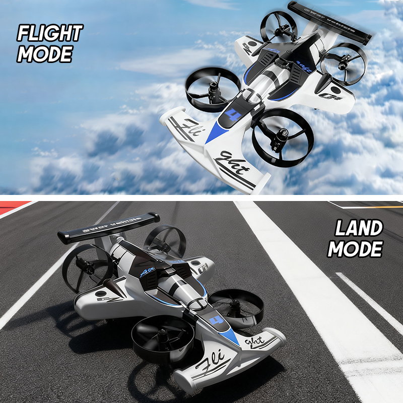 Drone Motor Rc Car - Mini Drone 2 en 1, voiture