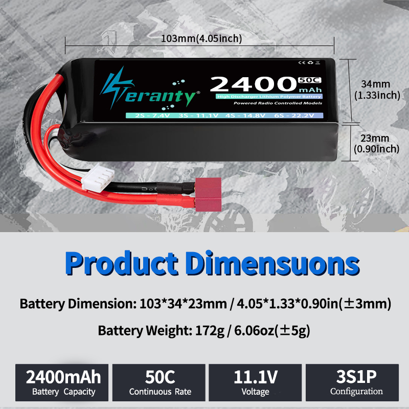 Batterie Lipo TERANTY 3S 2200/ - Drone Rc Boat avis et prix