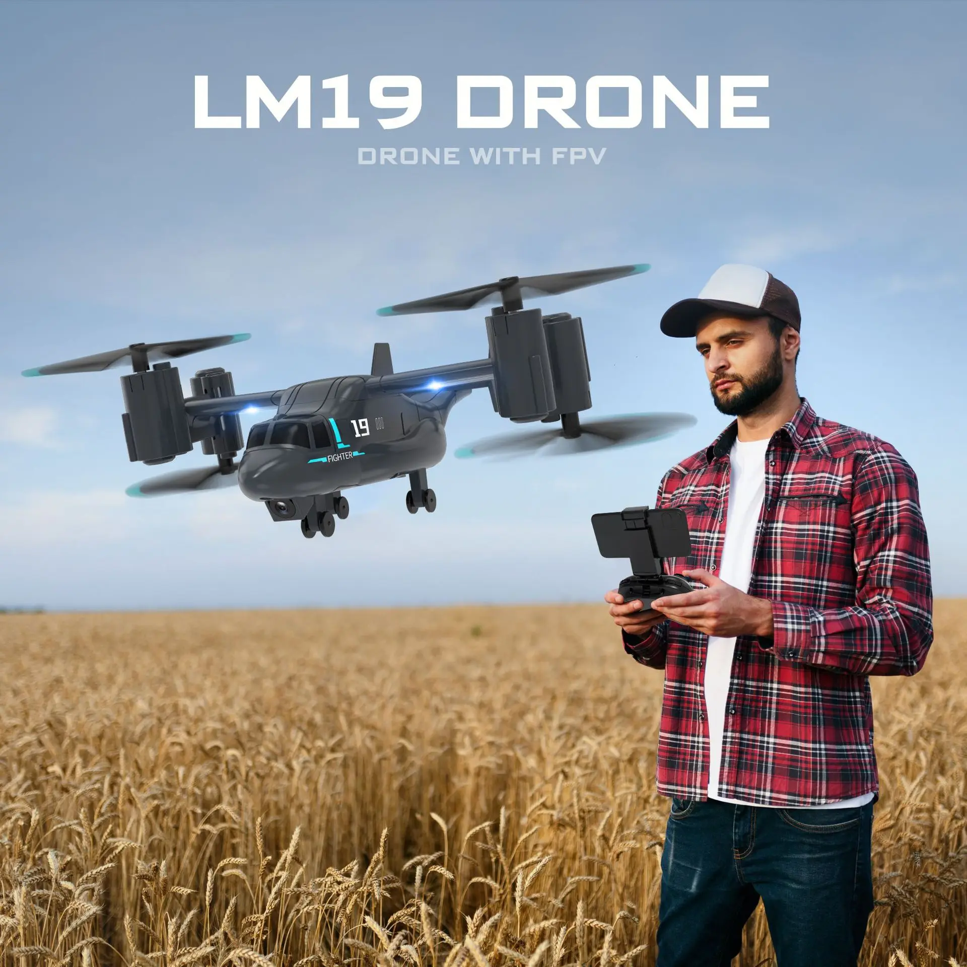 LM19 télécommande hélicoptère  - Drone Rc Land avis et prix