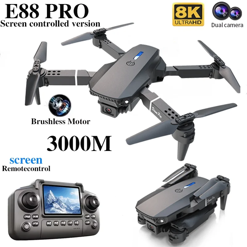 Drone professionnel E88 PRO av - Drone Rc Bolide avis et prix