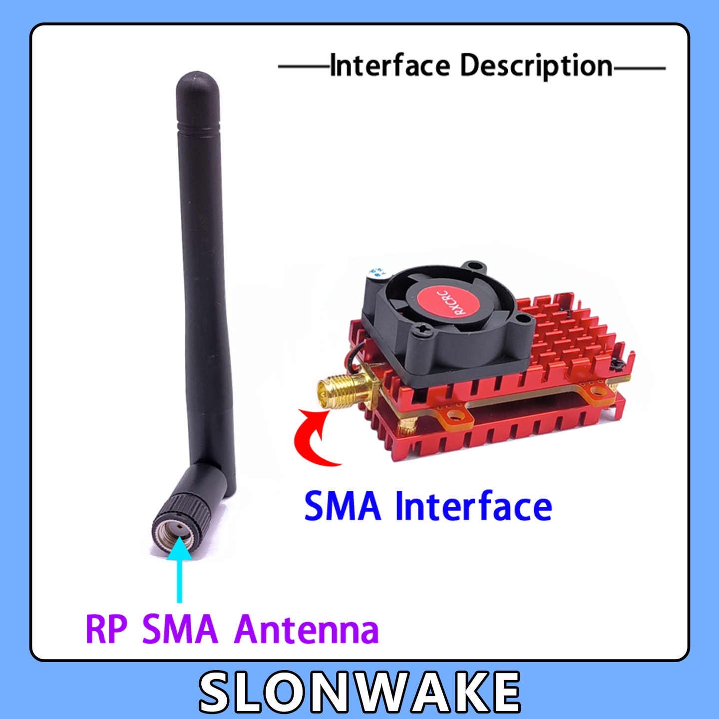 SLONWAKE 5.8G 2W VTX FPV 1800T - Drone Kf Rc avis et prix