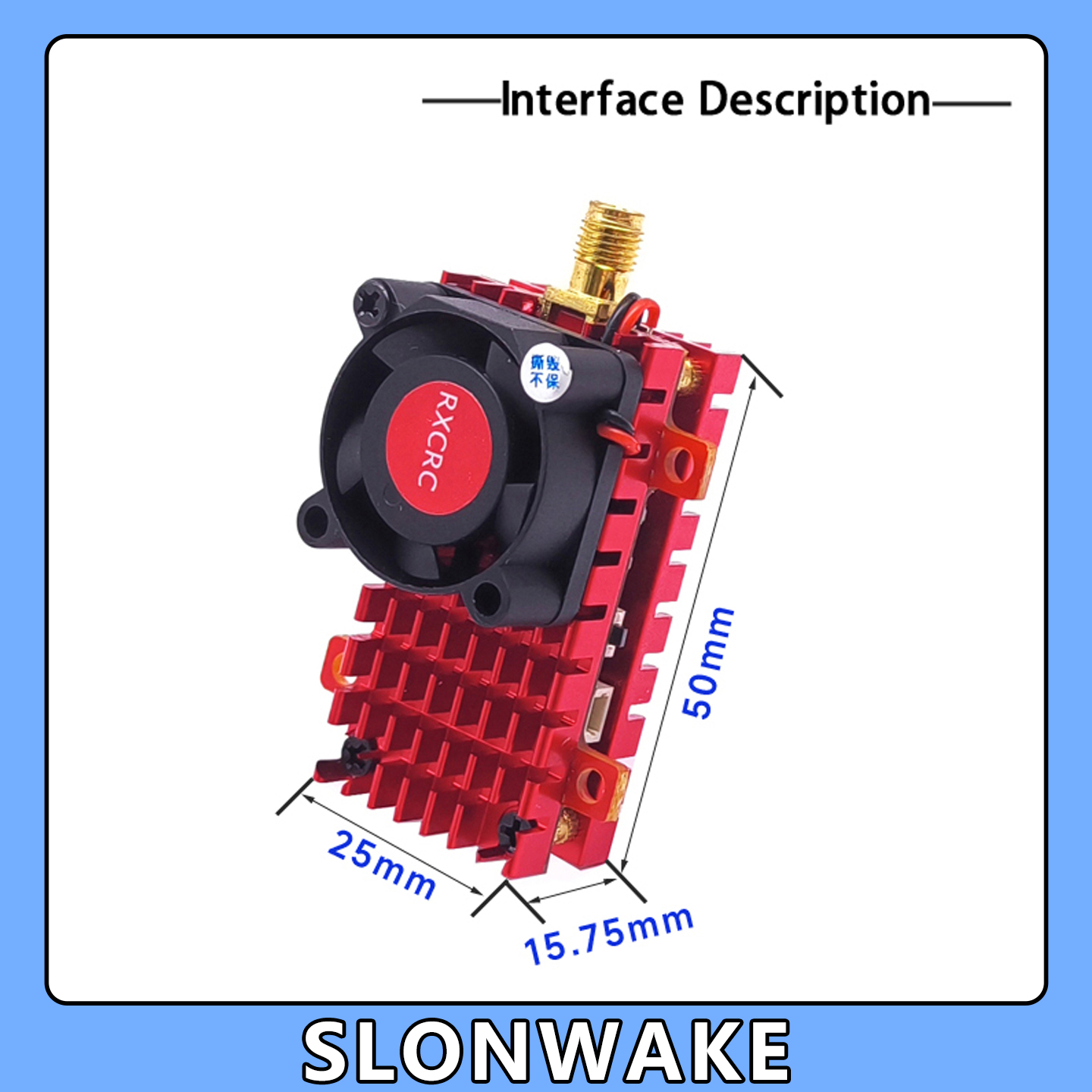 SLONWAKE 5.8G 2W VTX FPV 1800T - Drone Kf Rc avis et prix