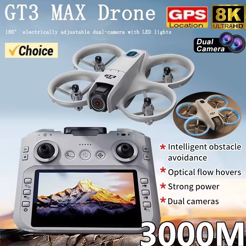 Drone RC 2026 GT3Max HD 8K ave - Drone Rc Land avis et prix