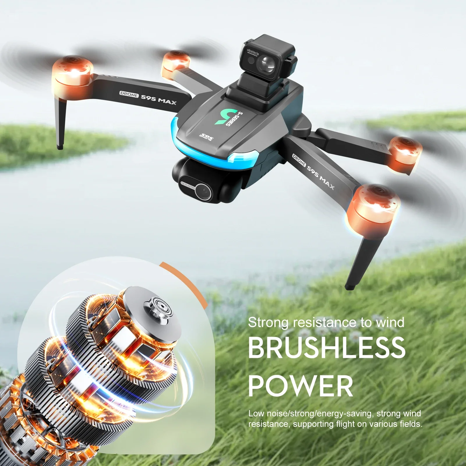 Nouveau S9S MAX MINI Drone 4K  - Drone Rc Ufo avis et prix
