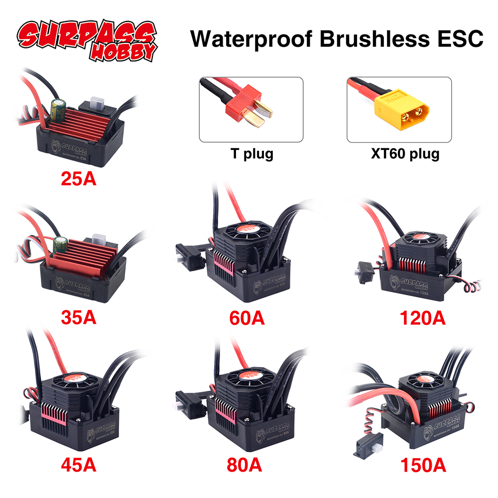 SURPASSHOBBY ESC 150A 80A 120A - Drone Motor Rc Car avis et prix