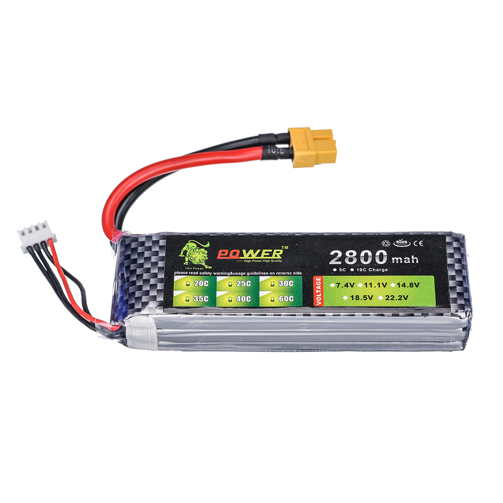 Batterie Lipo 3S 11.1V 2800mAh - Drone Rc Truck avis et prix