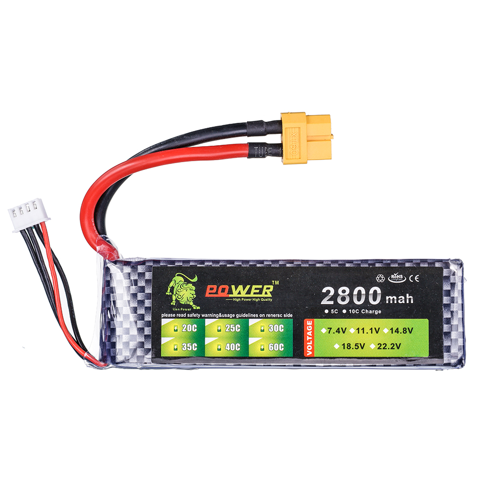 Batterie Lipo 3S 11.1V 2800mAh - Drone Rc Truck avis et prix
