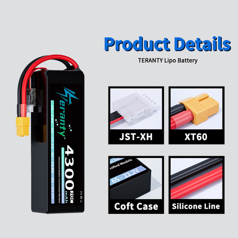 Batterie Lipo TERANTY 4S 4300m - Drone Rc Truck avis et prix