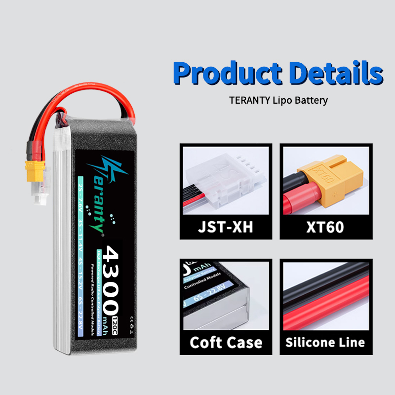 Batterie Lipo TERANTY 4S 4300m - Drone Rc Truck avis et prix