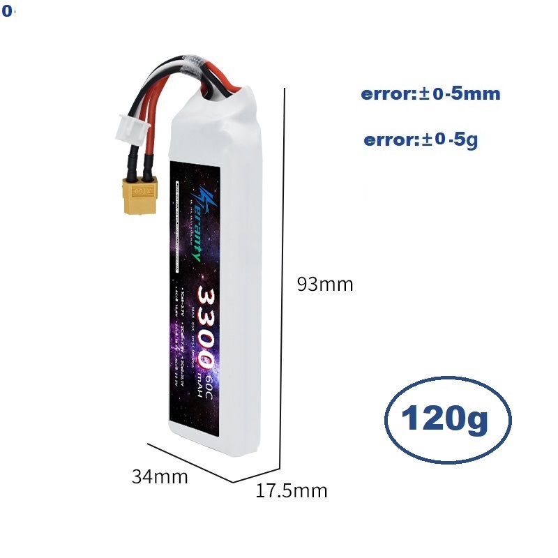 Batterie LiPo 2s 7.4V 3300mAh  - Drone Rc Boat avis et prix