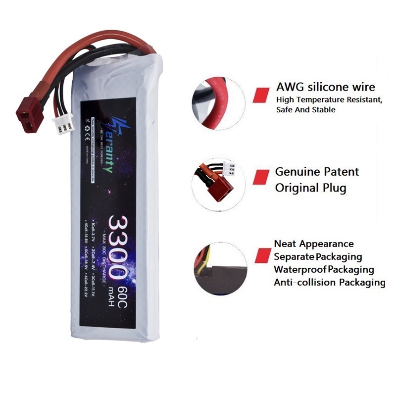Batterie LiPo 2s 7.4V 3300mAh  - Drone Rc Boat avis et prix