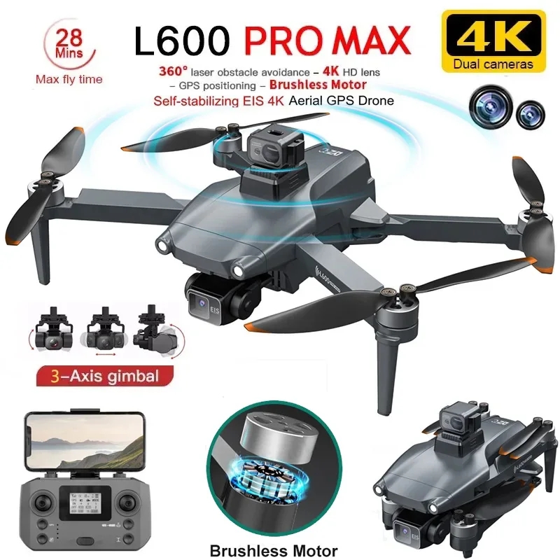 Drone GPS professionnel L600 P - Drone Kf Rc avis et prix