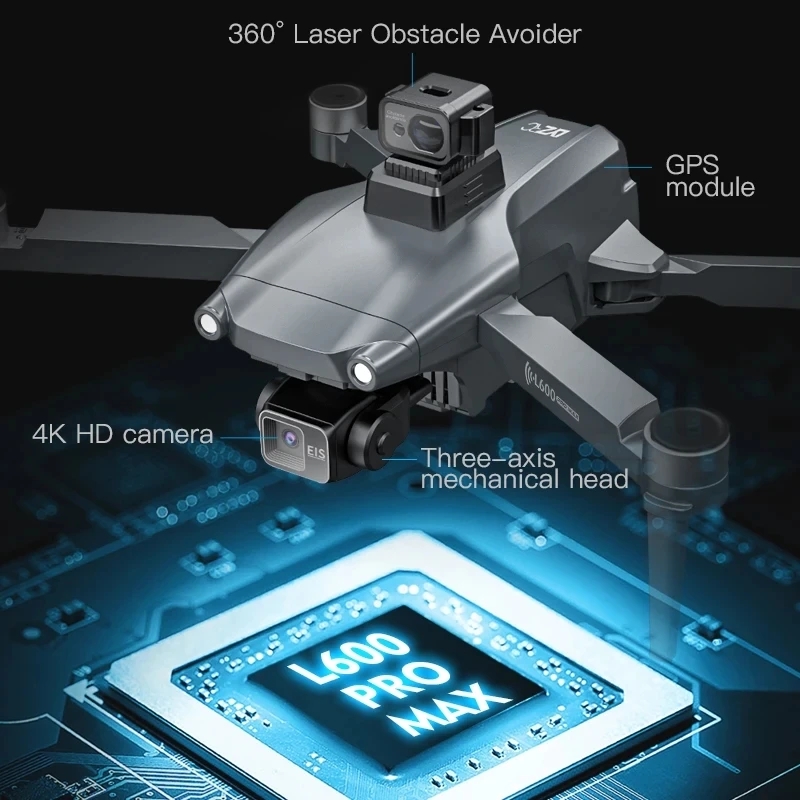 Drone GPS professionnel L600 P - Drone Kf Rc avis et prix