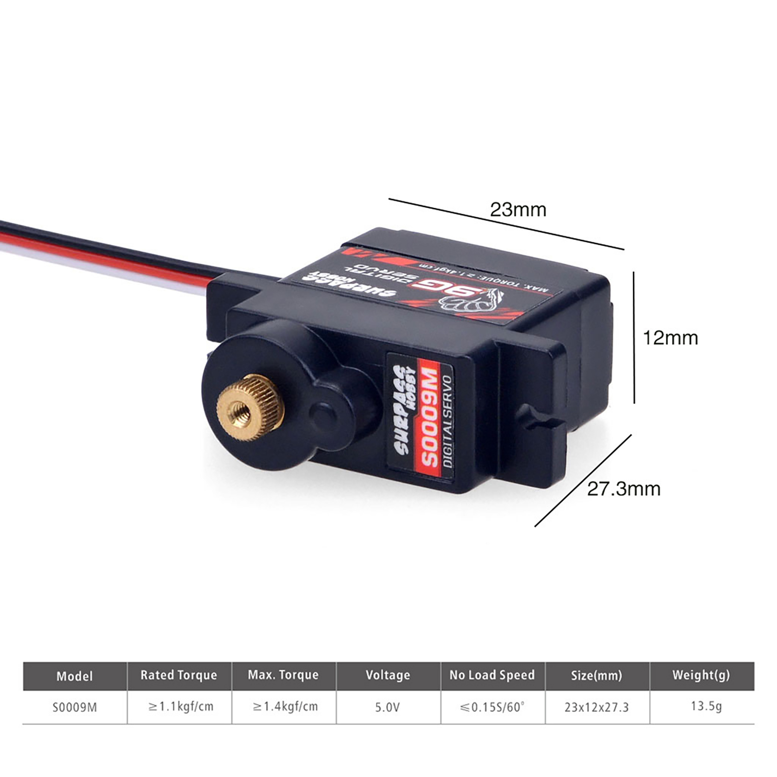 Micro-servo numérique 2g 3.7g  - Drone And Car avis et prix