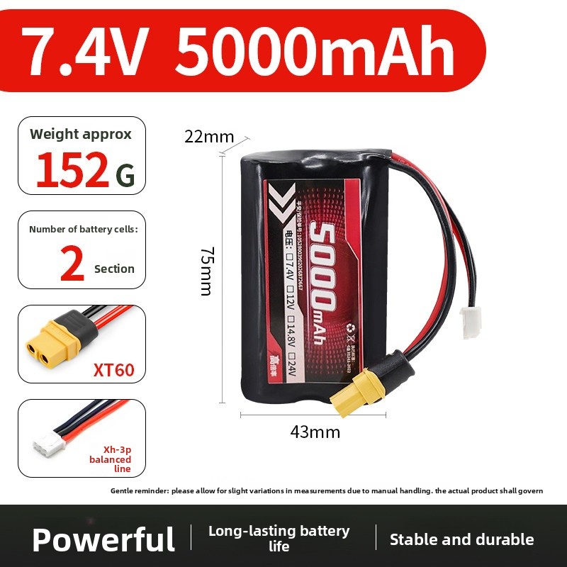 Batterie Lipo 2S 4S 6S 5000MAH - Drone Rc Truck avis et prix