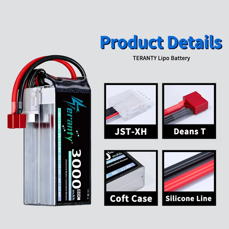 2 batteries Lipo TERANTY 14,8V - Drone Rc Truck avis et prix