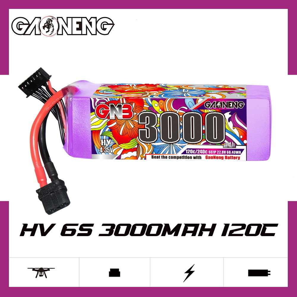 Batterie Lipo GNB 6S 22.8V 300 - Drone Rc Boat avis et prix